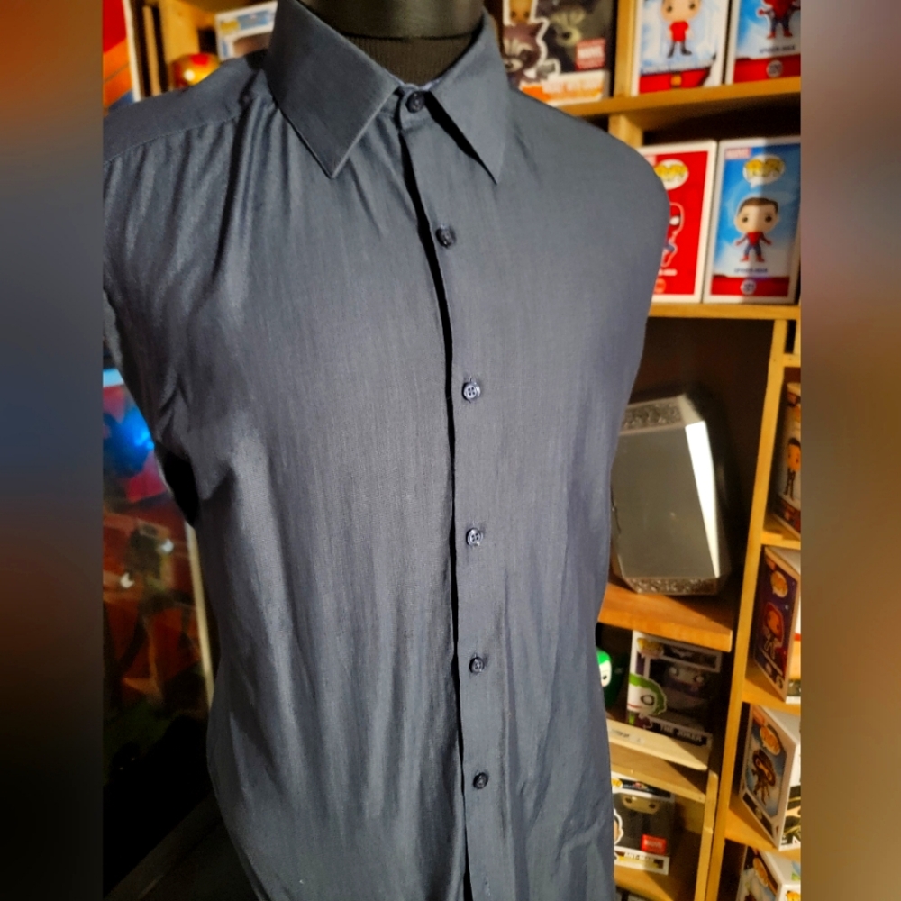 Charcoal dress shirt